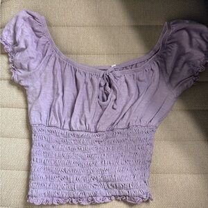 PacSun purple baby tee!